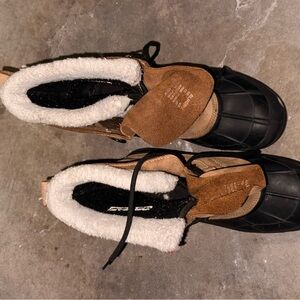 Kamik Men's Black and Brown Winter Boots